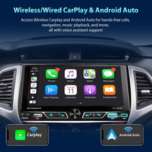 Cargar imagen en el visor de la galería, Alondy Double Din Car Stereo with 6.8&quot; Touchscreen Compatible with [Wireless] Apple CarPlay/Android Auto Bluetooth AM/FM Radio 2 USB Backup Camera
